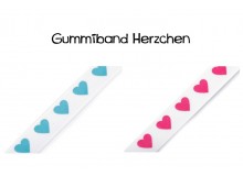 Gummiband bedruckt Breite 18 mm